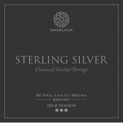 Knobloch 500SS Sterling Silver Bass High - 3 cordes basses guitare classique