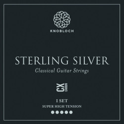 Knobloch 600SSC Sterling Silver CX Super-High - Jeu de cordes guitare classique