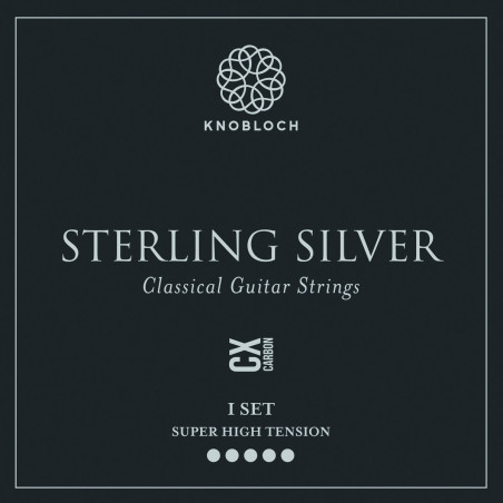 Knobloch 600SSC Sterling Silver CX Super-High - Jeu de cordes guitare classique