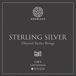 Knobloch 200SSQ Sterling Silver QZ Low - Jeu de cordes guitare classique