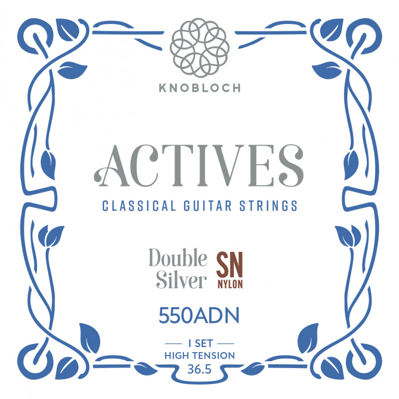 Knobloch 550ADN Actives DS SN High 550 Tension - Jeu de cordes guitare classique
