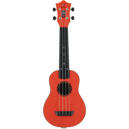 Oqan QUK POLYNESIA RED - ukulele soprano électro