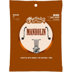 Martin M465 - Jeu de 8 cordes bronze mandoline - Médium 11-40