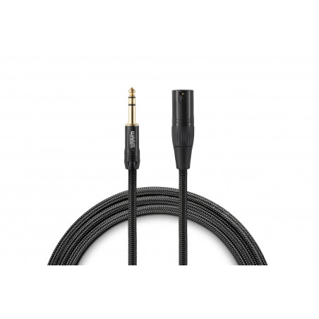 Warm Audio - Câble Premier XLR mâle - jack stéréo - 0,9 m