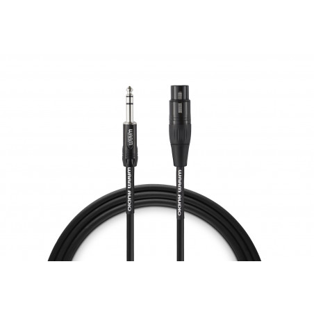 Warm Audio - Câble Professional XLR femelle - jack stéréo - 1,8 m