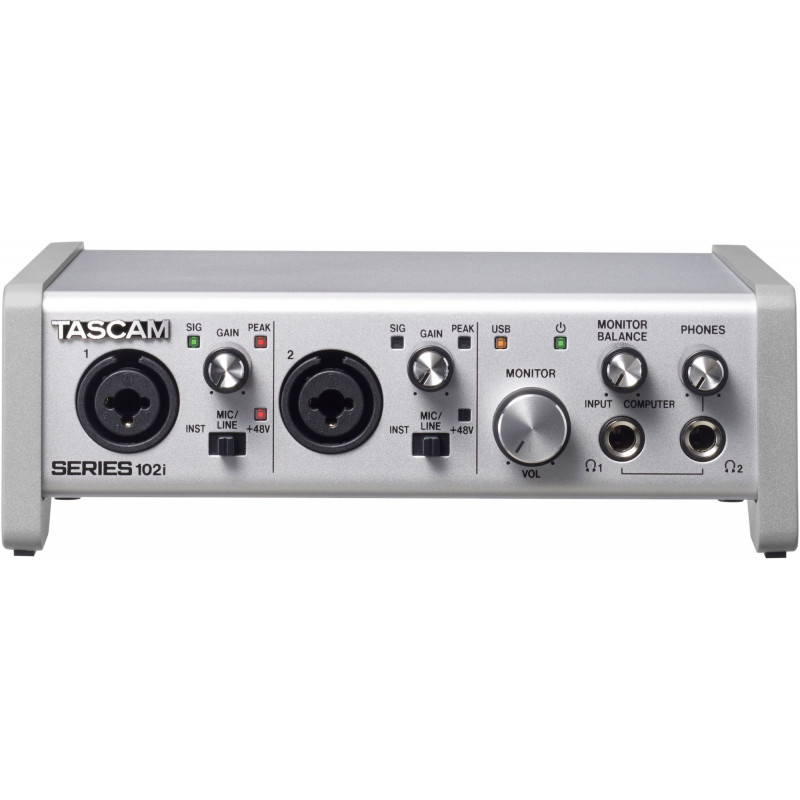 Tascam SERIES 102I - Interface Audio et MIDI 10 entrées - 2 sorties