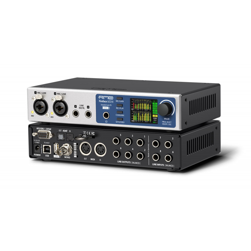 RME Fireface UCX II - Fireface-Interface audio USB , 40 canaux, 192 kHz