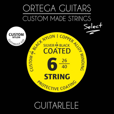 Ortega GTLS - Jeu  guitarlélé CUSTOM SELECT
