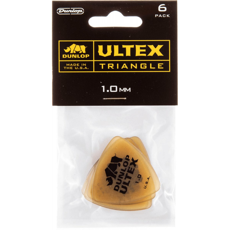 Dunlop 426P100 - Player's Pack de 6 Mediators Ultex Triangle 1.00mm