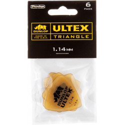 Dunlop 426P114 - Player's Pack de 6 Mediators Ultex Triangle 1.14 mm