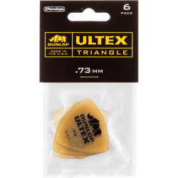 Dunlop 426P73 - Player's Pack de 6 Mediators Ultex Triangle 0,73 mm