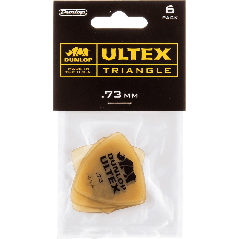 Dunlop 426P73 - Player's Pack de 6 Mediators Ultex Triangle 0,73 mm