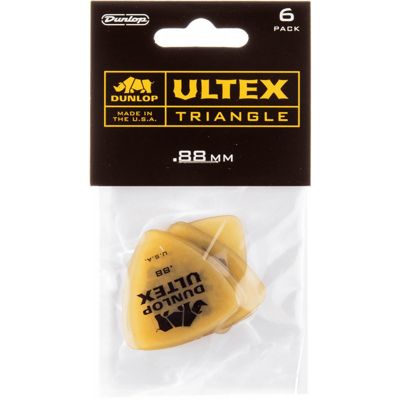 Dunlop 426P88 - Player's Pack de 6 Mediators Ultex Triangle 0,88 mm