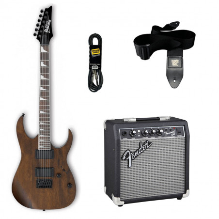 Pack guitare Électrique GRG121DX-WNF walnut flat - Guitare + ampli