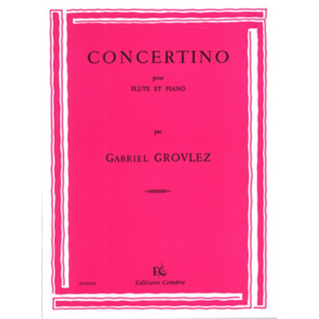 Concertino de Grovlez - Flûte traversière