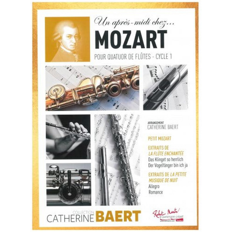 Un Apres-Midi Chez Mozart Quatuor De Flutes -  Catherine BAERT