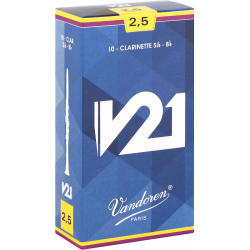 Vandoren  CR8025 - Anches clarinette Sib V21 force 2,5