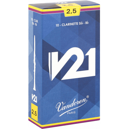 Vandoren  CR8025 - Anches clarinette Sib V21 force 2,5