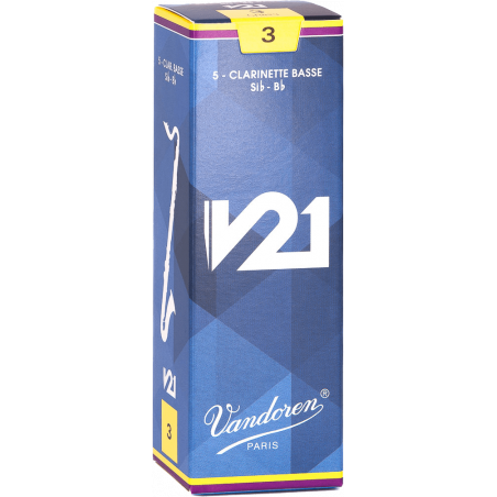 Vandoren  CR823 - Anches clarinette basse V21 force 3