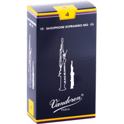 Vandoren  SR234 - Anches saxophone sopranino Traditionnelles force 4