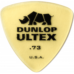 Dunlop 426R73 - Médiator Ultex Triangle, à l'unité, amber, 0.73 mm