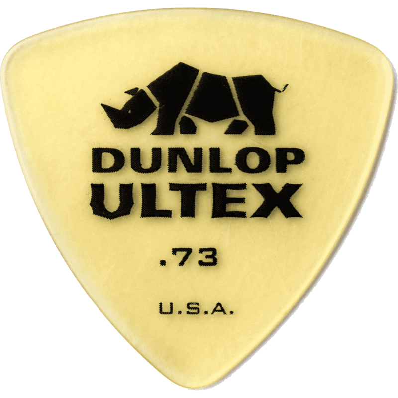 Dunlop 426R73 - Médiator Ultex Triangle, à l'unité, amber, 0.73 mm