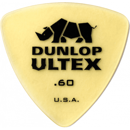 Dunlop 426R60 - Médiator Ultex Triangle, à l'unité, amber, 0.60 mm