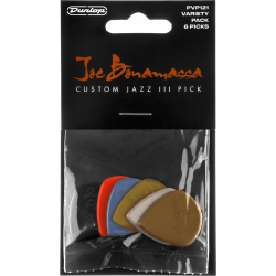 Dunlop PVP121 - Médiator Joe Bonamassa Custom Jazz III variety pack