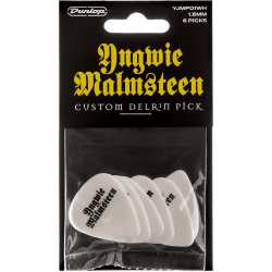 Dunlop YJMP01WH - Médiator Yngwie Malmsteen Delrin 1,5mm sachet de 6