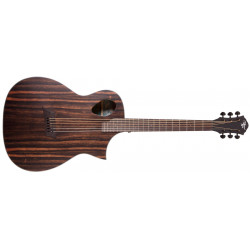 Michael Kelly FORTE EXOTIC JE - Guitare életctroacoustique - Rosace ''Port Tech'' - Java Ebony