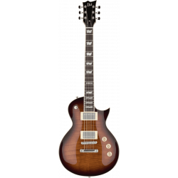 Ltd  EC256FM-DBSB - Guitare Électrique Dark Brown Sunburst