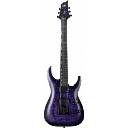 Ltd  H1000ETQM-STPSB - Guitare Électrique Evertune Qm See Thru Purple Sunburst
