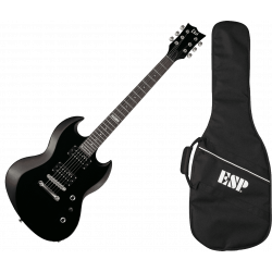 Ltd  VIPER10KIT-BLK - Pack Guitare Électrique Viper 10 Black + Housse