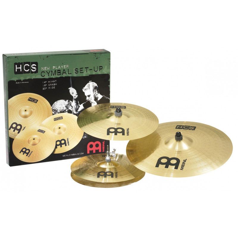 Meinl HCS141620 - Jeu  3 Cymbales 14/16/20" Hcs