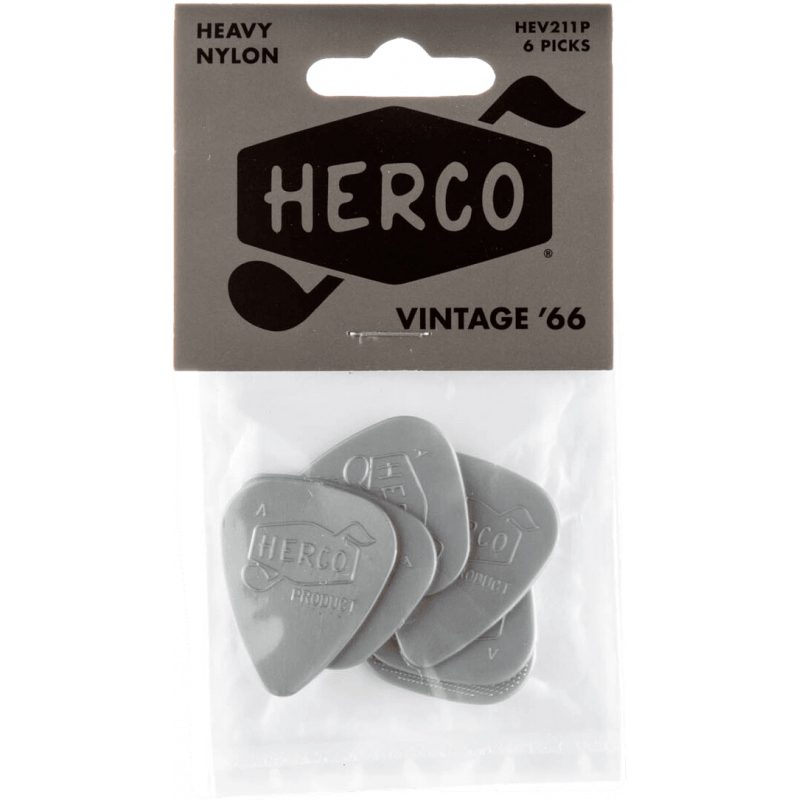 Herco  HEV211P - Sachet De 6 Médiators Vintage '66 Heavy