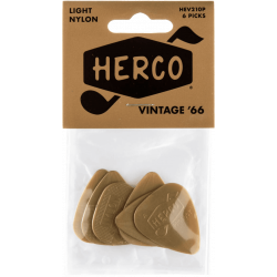 Herco  HEV210P - Sachet De 6 Médiators Vintage '66 Light