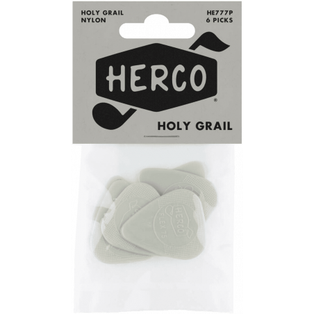 Herco  HE777P - Sachet De 6 Médiators Holy Grail Nylon Flex 75