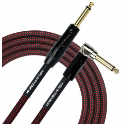 Kirlin IWB202-1BR - Cable Guitare Kirlin 1m Jack Jack Coude