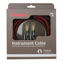 Kirlin IWB201-6WBR - Cable Guitare  6m Jack Jack