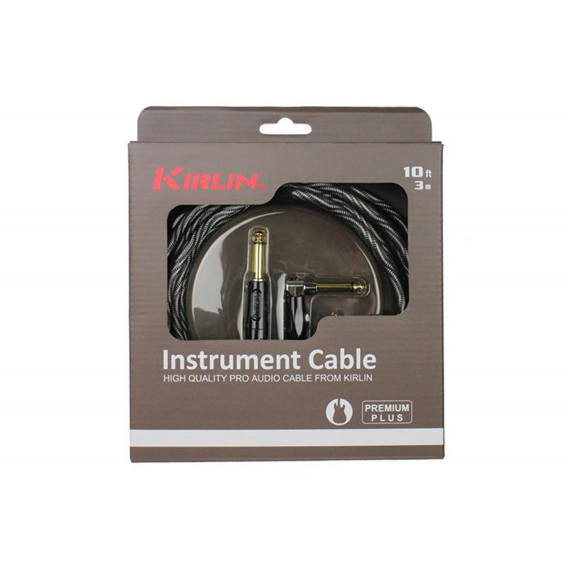 Kirlin IWB202-6WBW - Cable Guitare  6m Jack Jack Coude