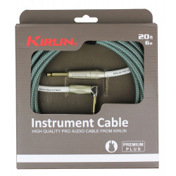 Kirlin IWB202-6OL - Cable Guitare  6m Jack Jack Coude
