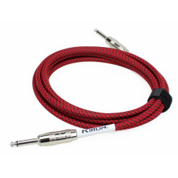 Kirlin IWC201-6RD - Cable Guitare  6m Jack Jack Rouge