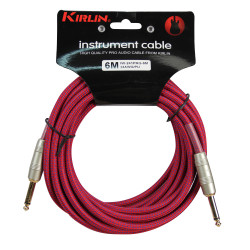 Kirlin IW241-6PU - Cable Guitare  6m Jack Jack Violet