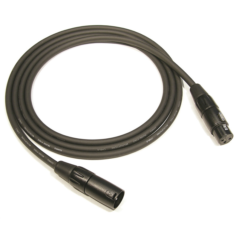 Kirlin MP270-10BK - Cable Micro  10m Xlr M-Xlr F Noir