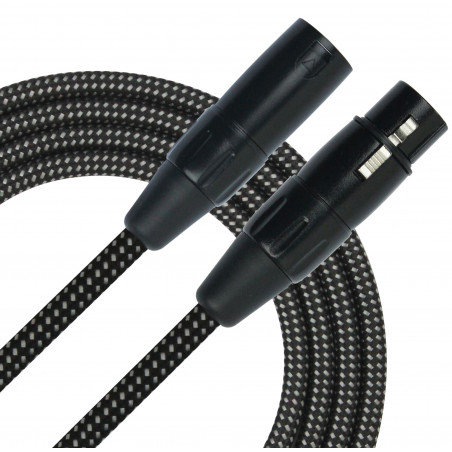 Kirlin MW480-6BK - Cable Micro  6m Xlr M - Xlr F Noir