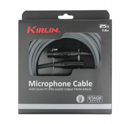 Kirlin MPQ270-6GA - Cable Micro  6m Xlr M-Xlr F Gris