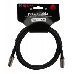 Kirlin MD561-3BK - Cable Midi  3m Noir