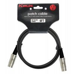 Kirlin MD561-6BK - Cable Midi  6m Noir