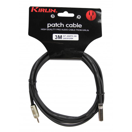Kirlin AP469-3BK - Cable Prolongateur  3.5s 3m Noir