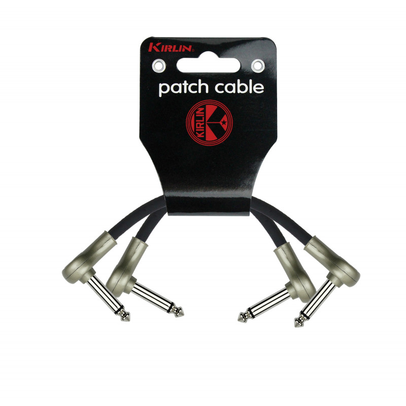 Kirlin PAN2243-015BK - Pack 2 Cables Patch  0.15m Noir